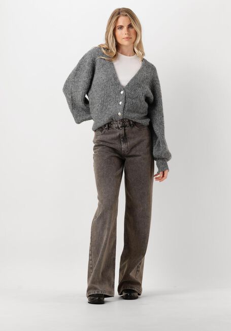 Graue CO'COUTURE Strickjacke CORELIE BUTTON KNIT - large