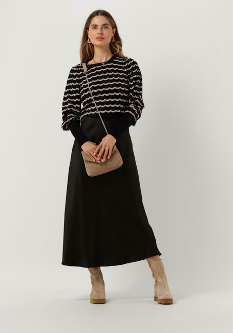 Schwarze NEO NOIR Blusen DARY STITCH KNIT BLOUSE - large