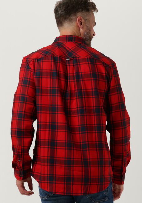 Rote TOMMY JEANS Casual-Oberhemd TJM CHECK FLANNEL SHIRT - large