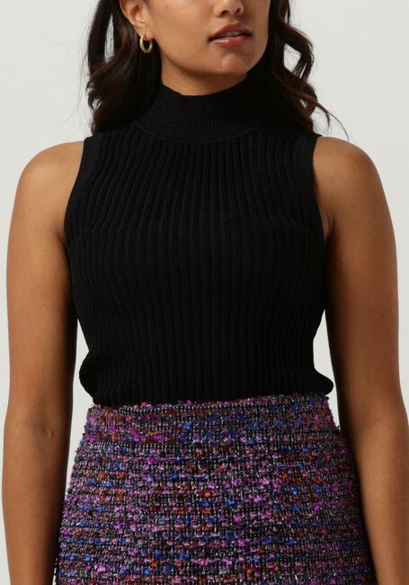Schwarze Y.A.S. Top YASFAMA SL KNIT TOP - large