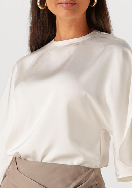Weiße NEO NOIR Blusen LIORA HEAVY SATEEN BLOUSE - large
