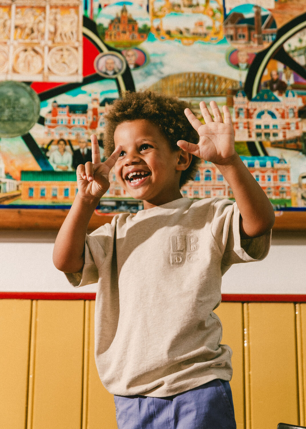 Graue Labo de Colores T-shirt BARI 1 - large