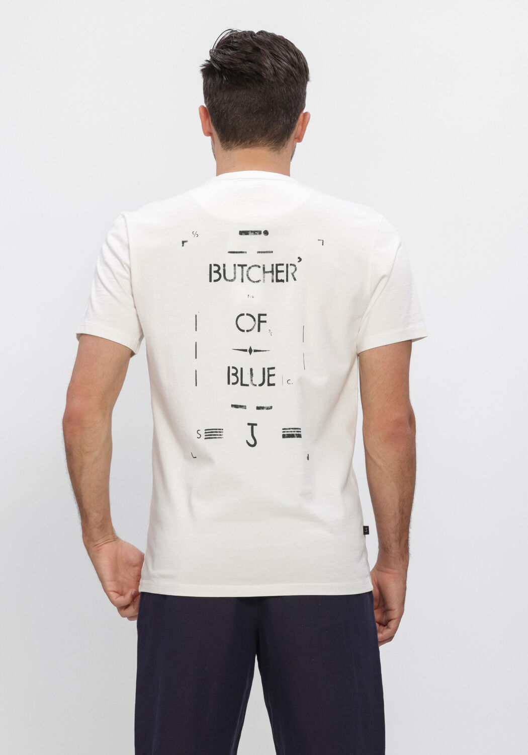 Wei&szlig;e BUTCHER OF BLUE T-shirt ARMY STENCIL TEE - large