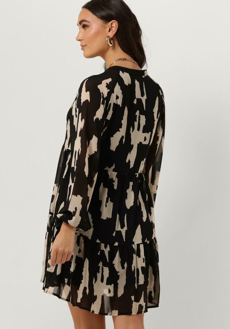 Schwarze OBJECT Minikleid OBJMILA GIA L/S DRESS - large