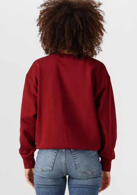 Bordeaux CALVIN KLEIN Pullover LS MONOLOGO FRENCH TERRY RLXD CR - large