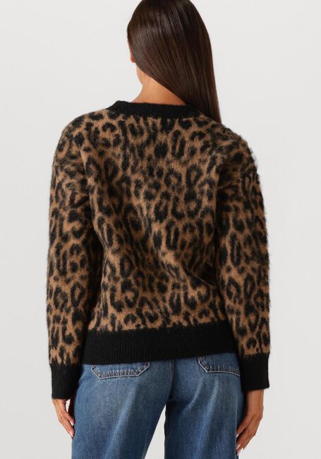 Braune WITHBLACK Pullover WBLALONDRA LS LEO PULLOVER - large