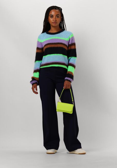Mehrfarbige/Bunte POM AMSTERDAM Pullover PULLOVER - BRUSHED STRIPES - large