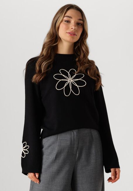 Schwarze OBJECT Pullover OBJLANEY RUBIN LS PULLOVER E DIV - large