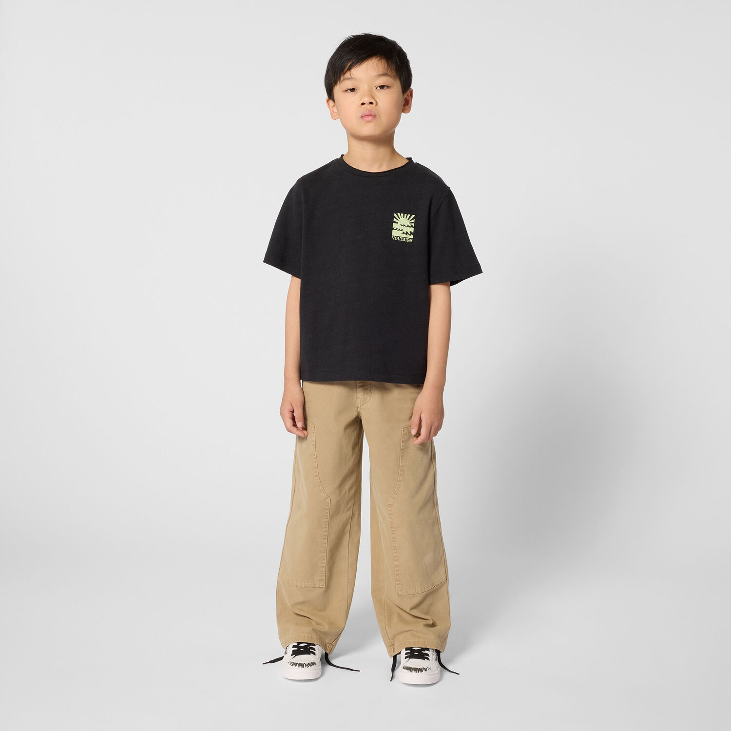 Schwarze ZADIG & VOLTAIRE T-shirt X60582 - large