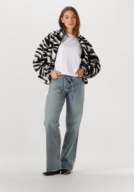 Schwarze ANOTHER LABEL Fake-Fur-Jack SARI JACKET L/S - large