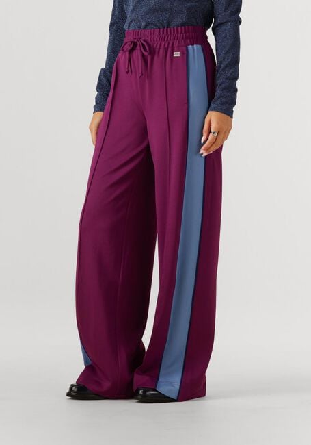 Lilane POM AMSTERDAM Weite Hose PANTS - COLOURBLOCK PLUM - large