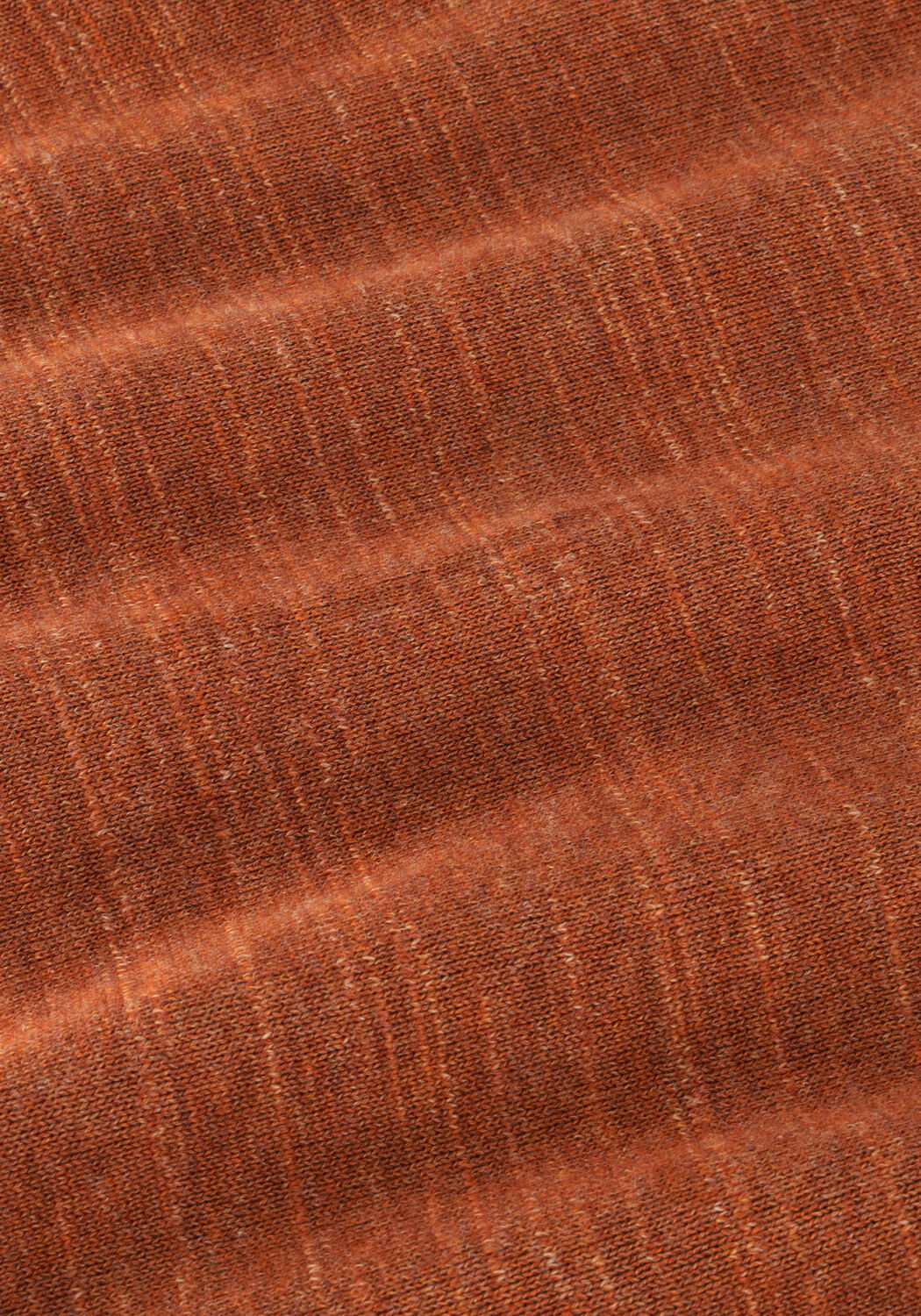 Braune CAST IRON Rollkragenpullover TURTLENECK COTTON HEATHER PLATED - large