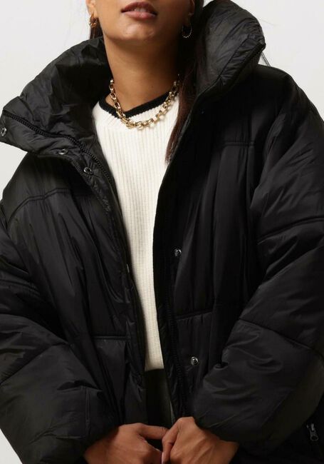 Schwarze MSCH COPENHAGEN Wattierte Jack MSCHDIONA JACKET - large