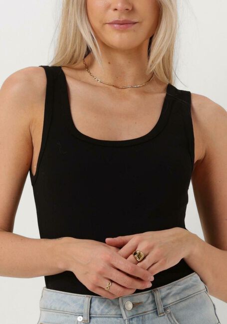 Schwarze SECOND FEMALE Top AMBRA TANKTOP - large