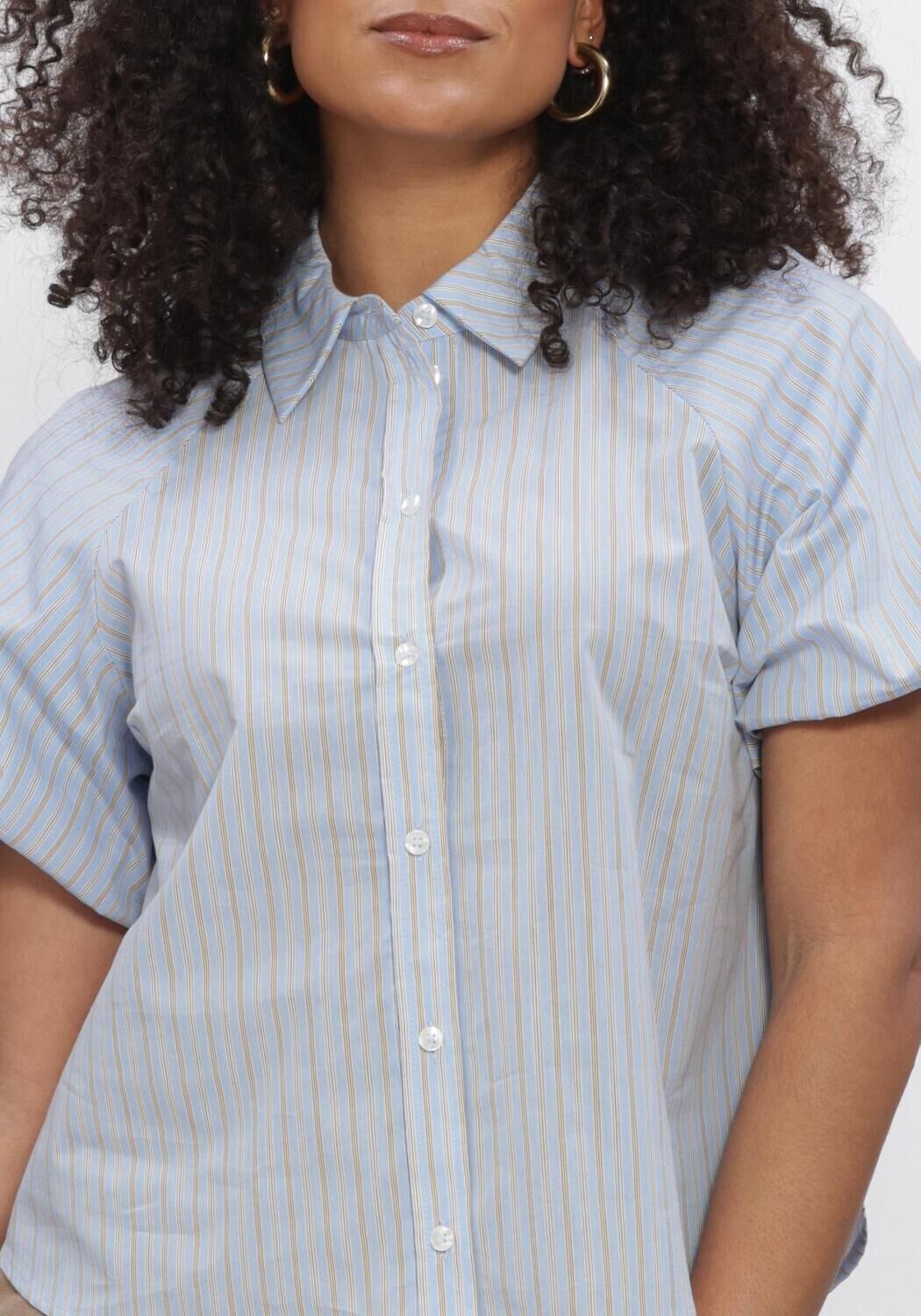 Mehrfarbige/Bunte MODSTR&Ouml;M Blusen AUGUSTAMD SHIRT - large