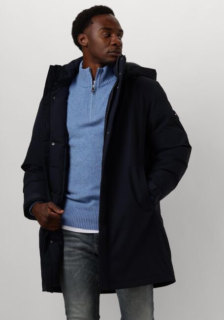 Dunkelblau TOMMY HILFIGER Parkas TECH PADDED PARKA - large