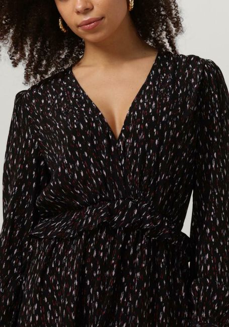 Schwarze SCOTCH & SODA Minikleid WRAPPED SHORT DRESS - large