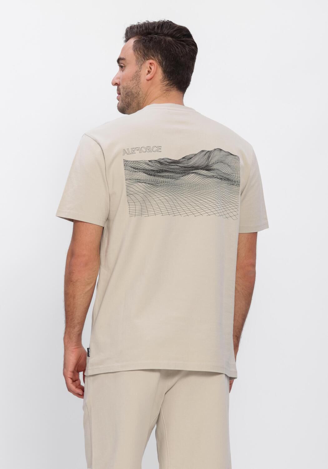 Beige AIRFORCE T-shirt SUMMIT TSHIRT - large