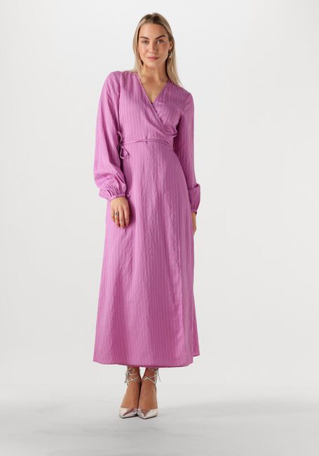 Lila SELECTED FEMME Midikleid SLFLUCIA-SUSIE LS ANKLE WRAP DRESS - large