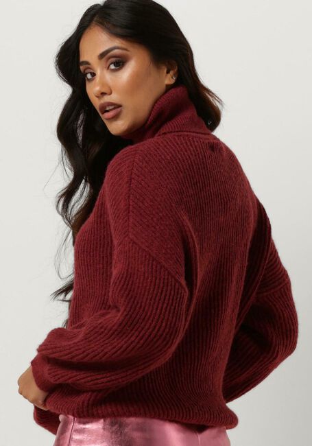 Bordeaux YDENCE Rollkragenpullover KNITTED SWEATER KARLIJN - large