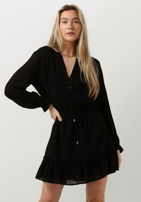 Schwarze ALIX THE LABEL Minikleid LADIES WOVEN STRUCTURED CHIFFON DRESS - large