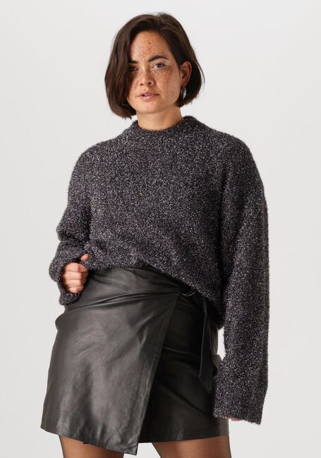 Graue SECOND FEMALE Pullover LAMILLA KNIT O-NECK - large