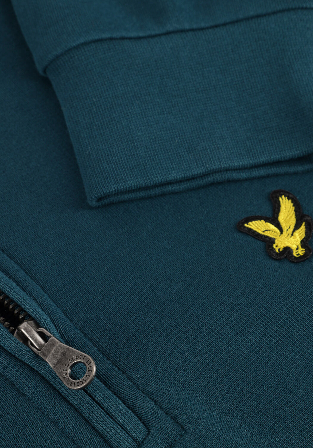 Blaue LYLE & SCOTT Sweatshirt LOOPBACK QUARTER ZIP SWEAT - large