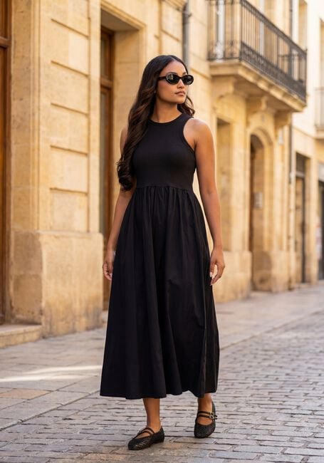 Schwarze Y.A.S. Maxikleid YASMIRA SL LONG DRESS - large