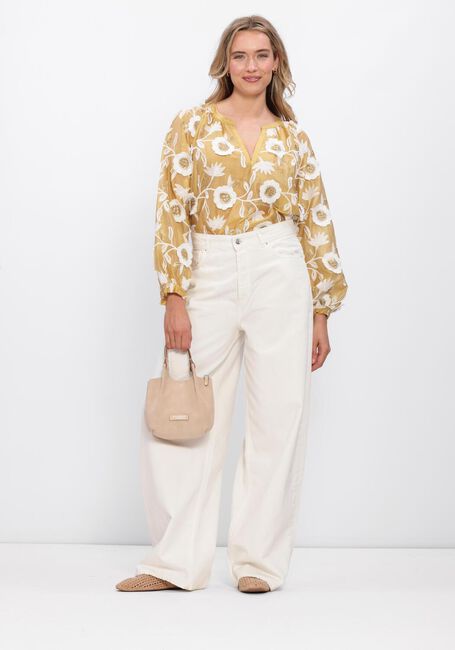 Goldfarbene AAIKO Blusen ALANZA 3D TEN 518 - large