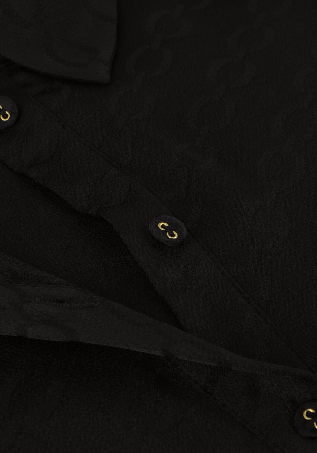 Schwarze GUESS Minikleid CAMILLA CHEMISIER LONG DRESS - large