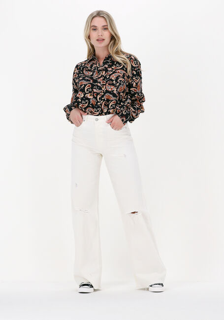 Schwarze COLOURFUL REBEL Blusen LEAN CR PAISLEY LOOSEFIT BLOUSE - large