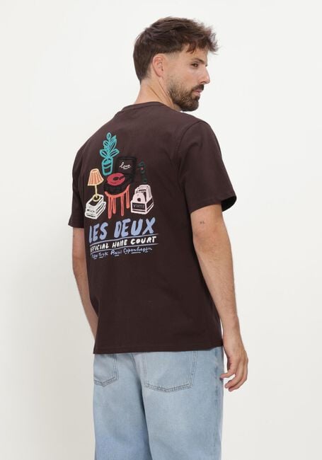 Braune LES DEUX T-shirt RECORD T-SHIRT - large
