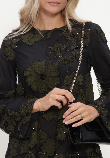 Schwarze Y.A.S. Minikleid YASFLOUING LS DRESS - large