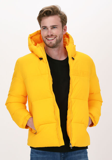 Gelbe TOMMY HILFIGER Wattierte Jack HIGH LOFT JACKET - large