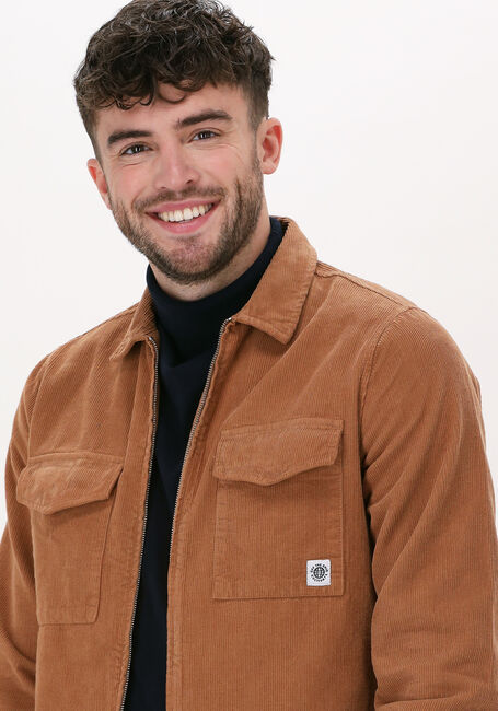 Braune KULTIVATE Overshirt ST BARK - large