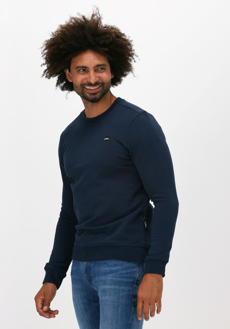 Blaue NATIONAL GEOGRAPHIC Sweatshirt CREW NECK - large