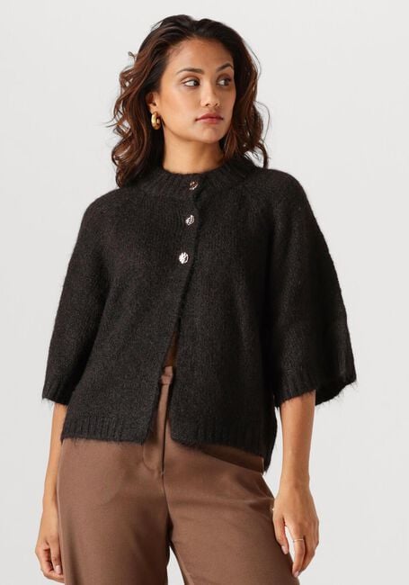 Anthrazit NEO NOIR Pullover BENUTA FLUFFY KNIT CARDIGAN - large