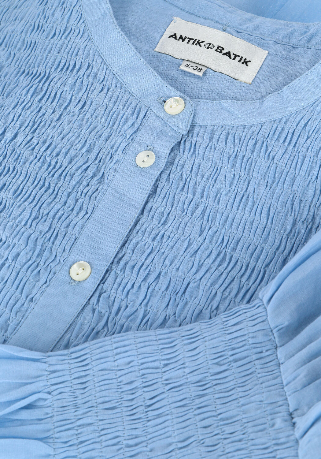 Hellblau ANTIK BATIK Blusen EMMA BLOUSE - large