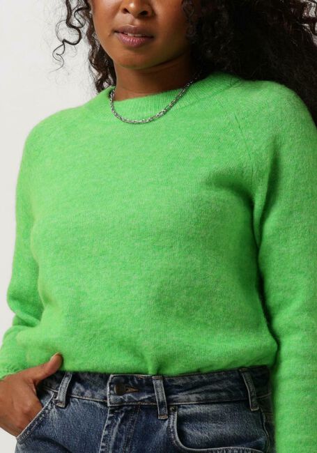 Grüne SELECTED FEMME Pullover SLFLULU LS KNIT O-NECK B - large