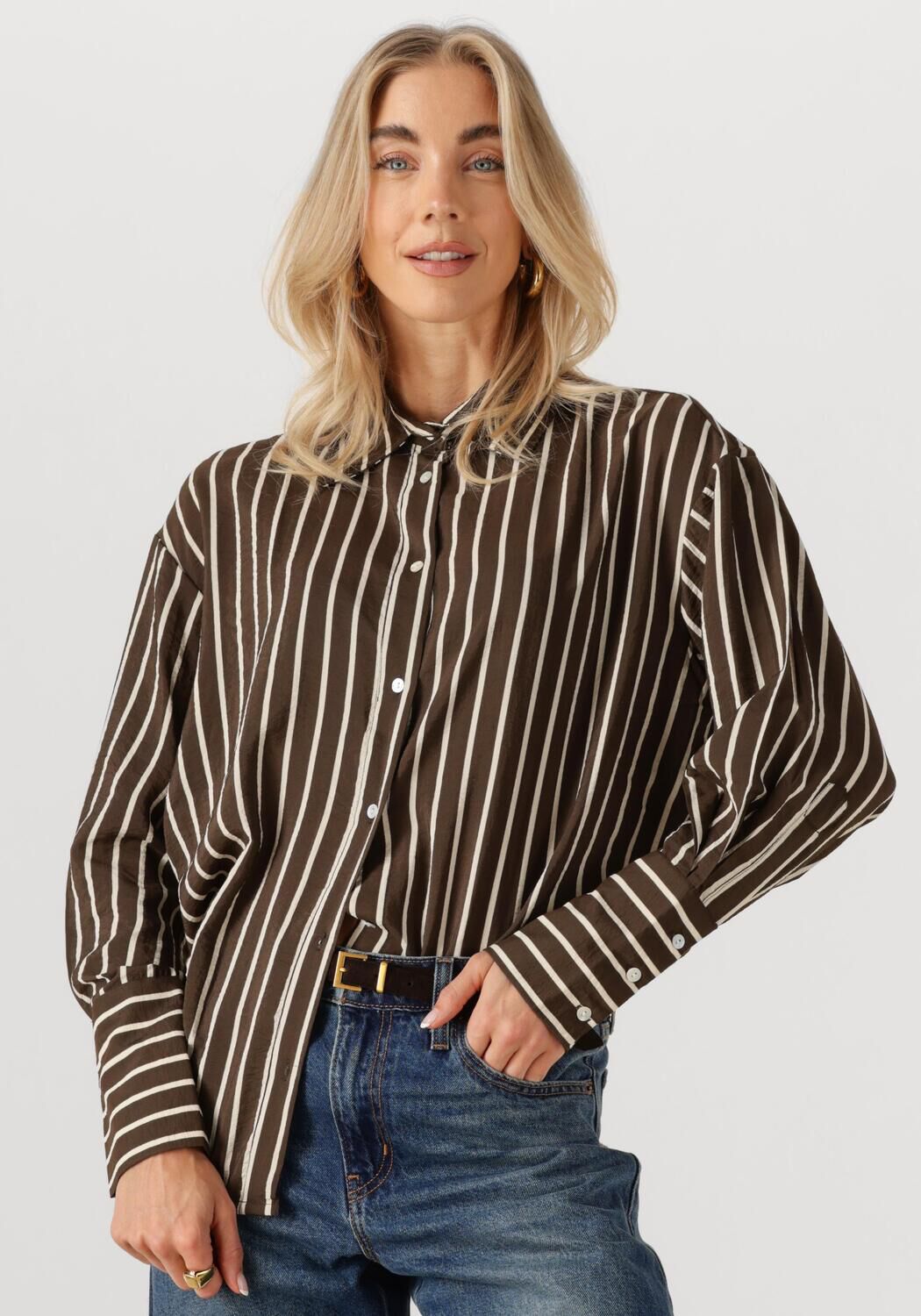 Braune CIRCLE OF TRUST Blusen OPAL BLOUSE - large