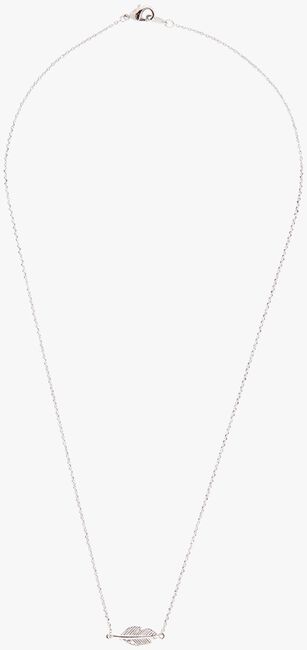 Silberne ALLTHELUCKINTHEWORLD Kette ELEMENTS NECKLACE FEATHER - large