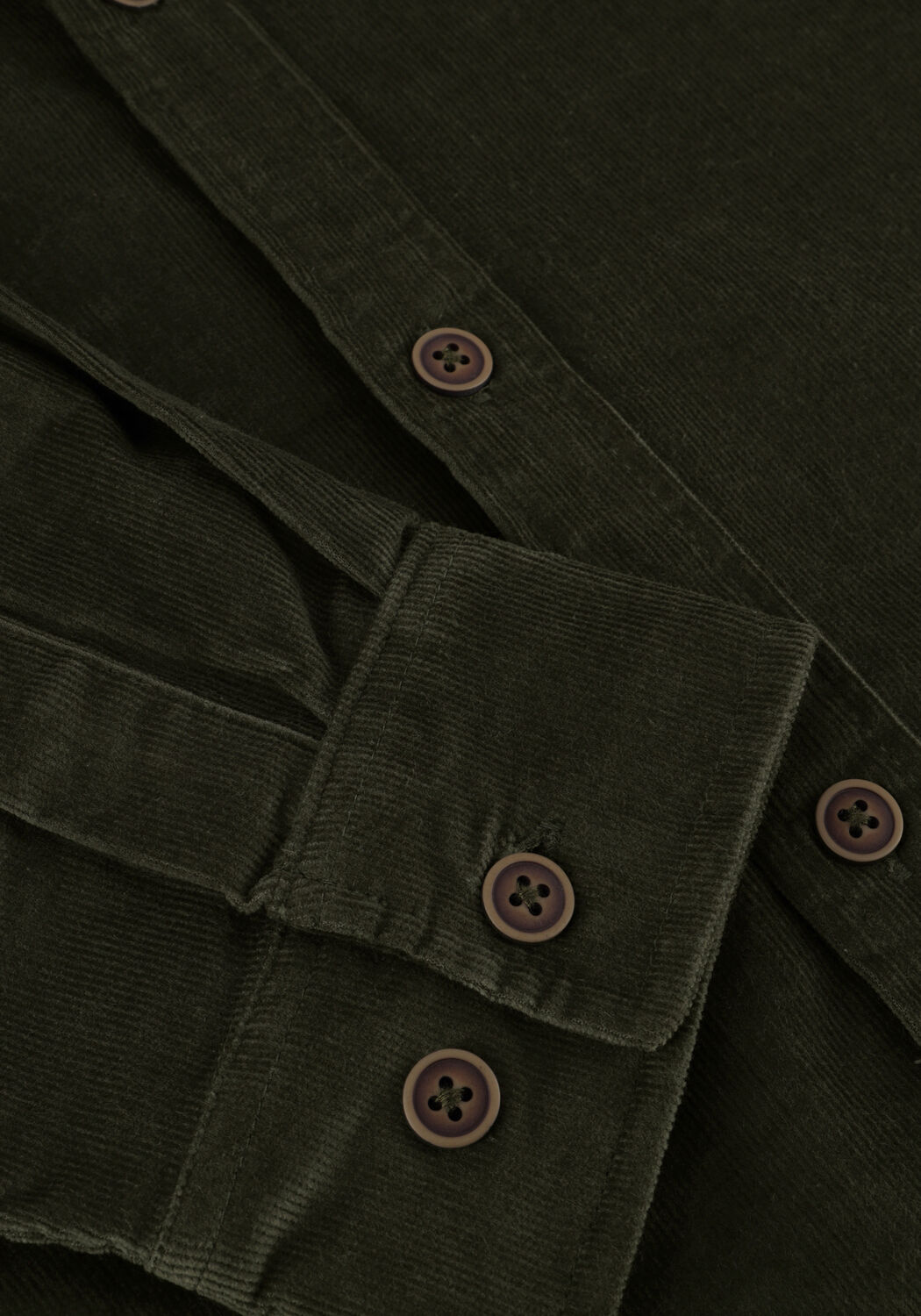 Gr&uuml;ne ANERKJENDT Casual-Oberhemd AKLEIF SOLID CORD SHIRT - large