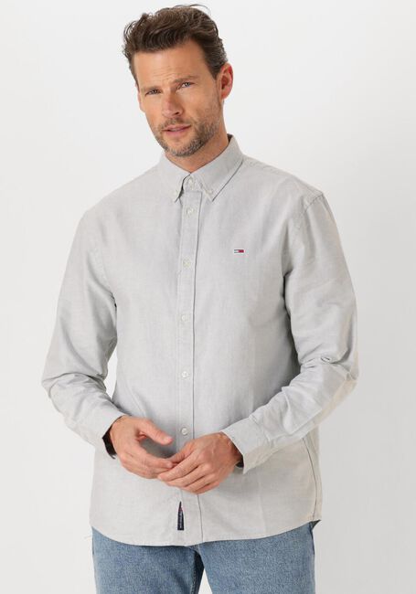 Hellgrau TOMMY JEANS Casual-Oberhemd TJM REG OXFORD SHIRT EXT - large