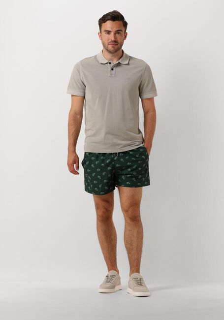 Grüne LACOSTE Badehosen 1HM1 MEN'S SWIMMING TRUNKS - large