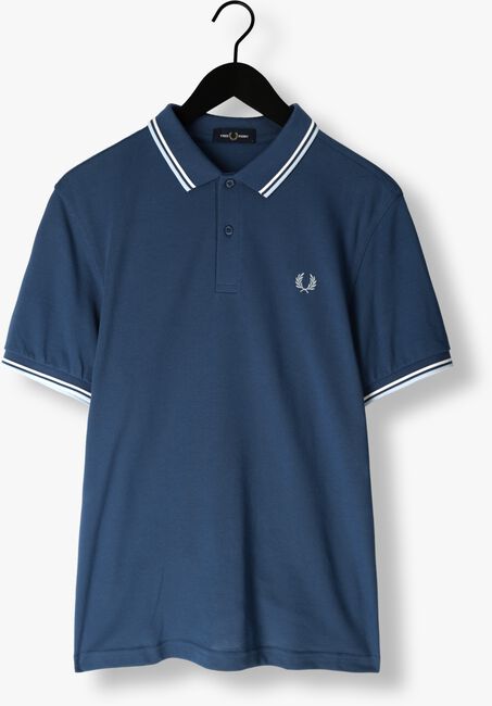 Blaue FRED PERRY Polo-Shirt THE TWIN TIPPED FRED PERRY SHIRT - large