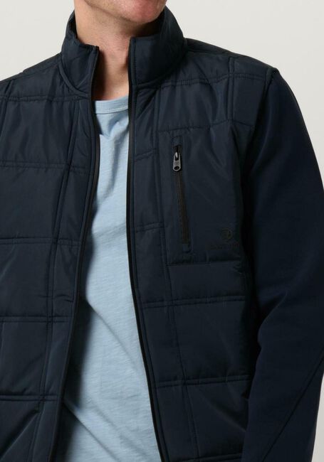 Dunkelblau CAST IRON Jack BOMBER JACKET COTTON POLAR FLEECE - large
