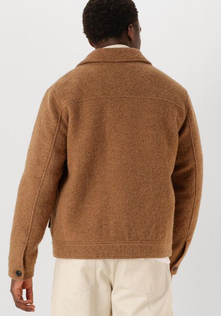 Braune SELECTED MEN Jack SLHJAKOB WOOL BLEND JKT - large