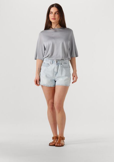 Graue DRYKORN T-shirt NISLE - large