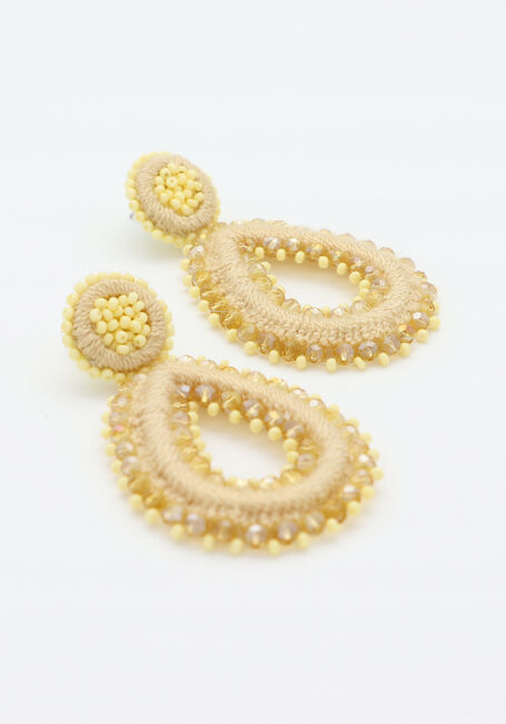 Beige PAULIE POCKET Ohrringe DROPS TARAH EARRINGS - large