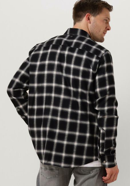 Graue VANGUARD Overshirt LONG SLEEVE SHIRT CHECK VISCOSE COTTON BLEND - large